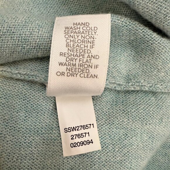 J. Jill Lightweight Wrap Knit Sweater Pullover Women's Small Blue Classic Career - Picture 11 of 11